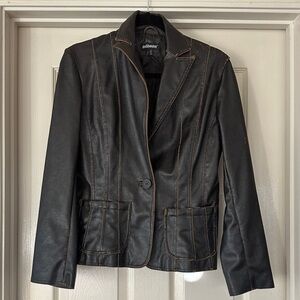 Dollhouse Brown Leather Jacket